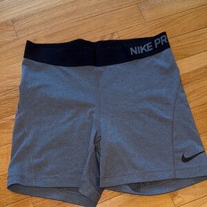 Nike Pro Women's Athletic Gray Shorts
